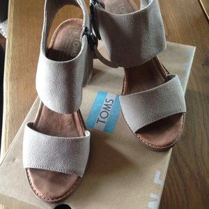 Tom's Majorca Suede Cutout Sandal